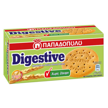 Digestive Χωρις Ζαχαρη 250γρ Παπαδοπουλου