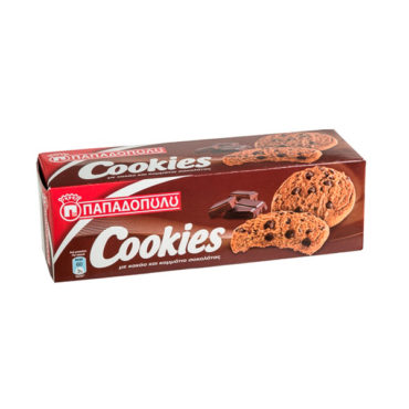 Cookies Διπλη Σοκολατα 180γρ Παπαδοπουλου