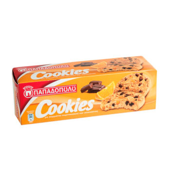 Cookies Πορτοκαλι 180γρ Παπαδοπουλου