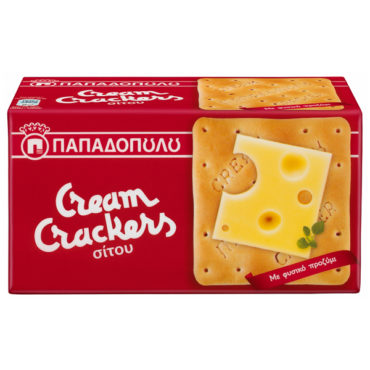 Cream Crackers Σιτου 140γρ Παπαδοπουλου
