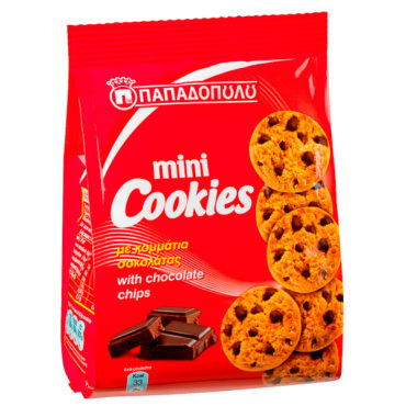 Cookies Mini Σοκολατα 90γρ Παπαδοπουλου