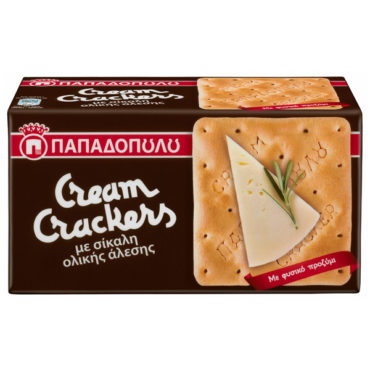 Cream Crackers Σικαλεως 175γρ Παπαδοπουλου