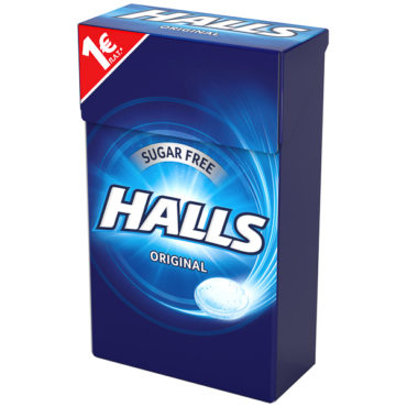 Halls Sugarfree Box Original