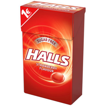 Halls Sugarfree Box Strawberry