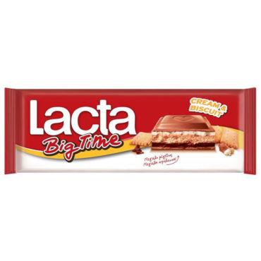 Lacta Big Time Cream & Biscuit 300γρ