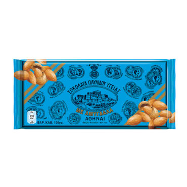 Παυλιδης Σοκολατα Υγειας Αμυγδαλου 100γρ